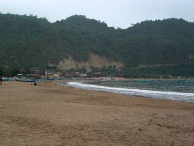 puerto lopez beach