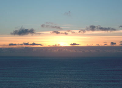 sunset romantism ireland