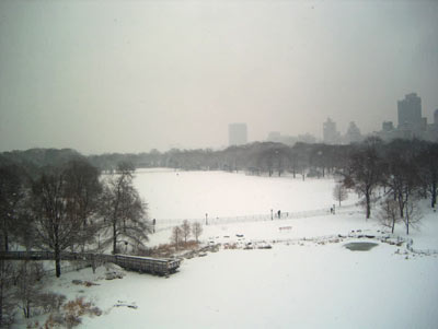 central park snow nyc